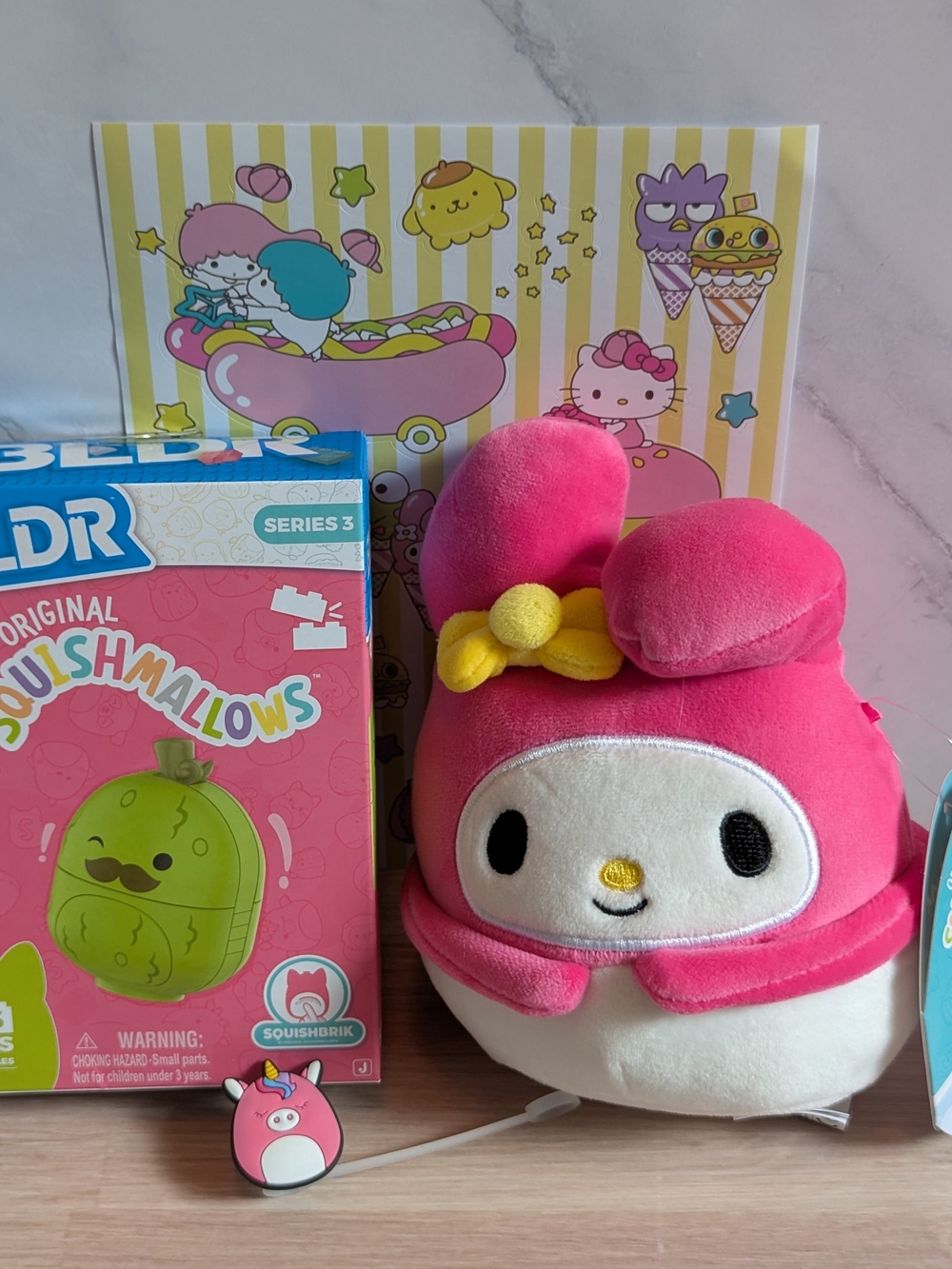 Squishmallows My Melody & BLDR Squishmallow